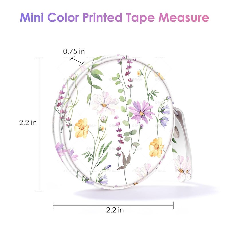 Gerkia Sewing Tape Measure，Colour Printed Small Retractable Soft Measuring Tape for Tailor Cloth Fabric Body Measurements. - Image 2